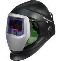 Speedglas™ 9100 Welding Helmet with 9100X Auto-Darkening Filter, 4.2" L x 2.1" W View Area, 5/8 - 13 Shade Range, Black TTV423 | Action Paper