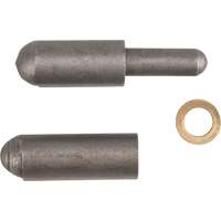 Weld-On Hinge, 0.315" Dia. x 1.575" L, Mild Steel w/Fixed Steel Pin TTV433 | Action Paper