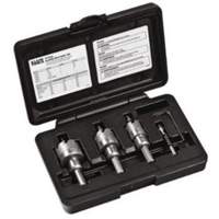 Carbide Hole Cutter Set with Heavy-Duty Carry Case, 4 Pieces Action Paper