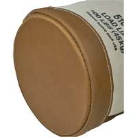 Leather-Bottom Bucket, 17" H, Canvas, White Action Paper