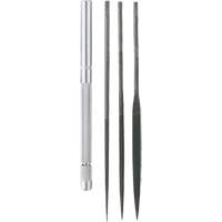 Needle File Set with Handle, 4 Pcs Action Paper