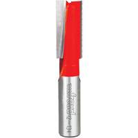 Router Bit - Double Flute Straight Bit, 9/16" Dia., 1" H, 2-7/8" L, 1/2" Shank Action Paper