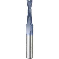 Up Spiral Router Bit, 1/4" Dia., 1" Carbide Height, 2-1/2" L, 1/4" Shank Action Paper