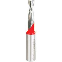 Up Spiral Router Bit, 5/16" Dia., 1" Carbide Height, 3" L, 1/2" Shank Action Paper