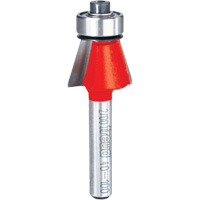 Router Bit - Chamfer Bit, 23/32" Dia., 1/4" Shank Action Paper