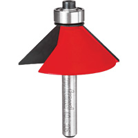 Router Bit - Chamfer Bit, 1-3/4" Dia., 1/4" Shank Action Paper