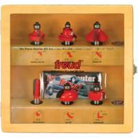 Starter Router Bit Set with 1/2" Shanks Action Paper