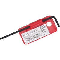 Balldrive Hex Key, 82 mm L, L Shape Action Paper