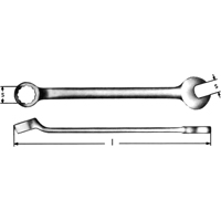 Combination Wrenches, 3/8", 6-5/16" Length Action Paper