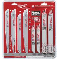 Jeu de lames de d&eacute;molition et &agrave; trait de scie &eacute;troit Sawzall Action Paper