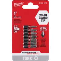 Shockwave 1" Impact Duty Torx&reg; Bit Set Action Paper