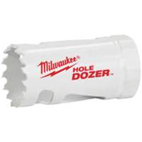 Scie-cloche Hole Dozer avec arbre, 1-1/8", Profondeur de la coupe 1-5/8", Bim&eacute;tal Action Paper