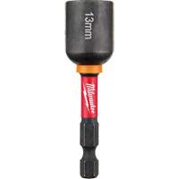 Tourne-&eacute;crou Shockwave Impact Duty, Embout 1/4", Prise 13 mm, 2-9/16" lo, Magn&eacute;tique Action Paper