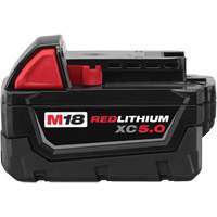 M18 Redlithium XC5.0 Extended Capacity Battery Pack, Lithium-Ion, 18 V, 5 A Action Paper