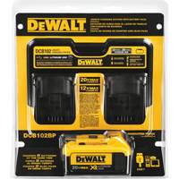 Borne de recharge pour chantier et bloc-piles 4,0 Ah, 12 V/20 V, Lithium-ion Action Paper