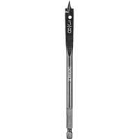 Spade Drill Bit, 3/8" Diameter, 3/8" Shank, 6" Length Action Paper