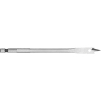 Spade Drill Bit, 5/8" Diameter, 5/8" Shank, 6" Length Action Paper