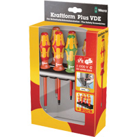 Jeu de tournevis isol&eacute;s 160 i / 168 i /6 VDE, 1000 V, 6 M Action Paper