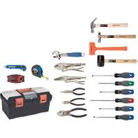 Essential Tool Set with Plastic Tool Box, 28 Pieces TYP013 | Action Paper