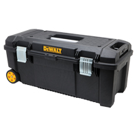 Tool Box on Wheels, 12-1/2" W x 28-1/2" D x 12" H, Black Action Paper