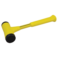 Dead Blow Hammer, 24 oz., Textured Grip, 12-1/4" L Action Paper