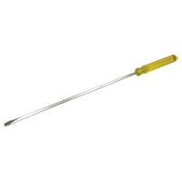 Slotted Screwdriver, 9/16", 27-1/4" L, Plastic Handle Action Paper