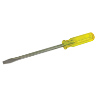 Slotted Screwdriver, 3/8", 12-1/2" L, Plastic Handle Action Paper
