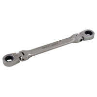 Double Box End Flex Head Ratcheting Wrench Action Paper