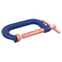 C-Clamp, 4" (102 mm) Capacity, 3" (76 mm) Throat Depth Action Paper