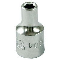 Douille, 4 mm, Prise 1/4", 6 pans Action Paper