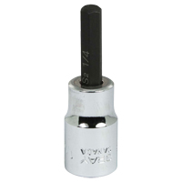 Bit Socket, 1/4" x 2-3/10" L, 3/8" Drive Action Paper