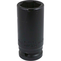 Socket, Impact, 9/16", 3/4" Drive, 6 Points, Deep Action Paper