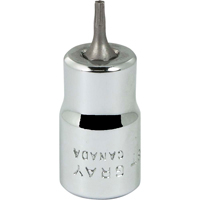 Douille &agrave; embout, Torx, T8 x 2-1/8" lo, Prise 3/8" Action Paper