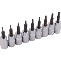 Jeu de douilles, Torx, Prise 3/8", 9 mrcx Action Paper