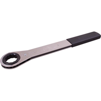 Flat Ratcheting Single Box Wrench Action Paper