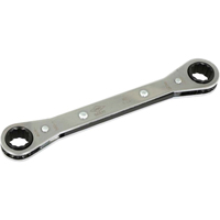Flat Ratcheting Box Wrench  , 1/2" Drive, Plain Handle Action Paper