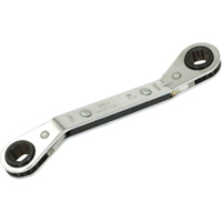 Offset Ratcheting Box Wrench  , Plain Handle Action Paper