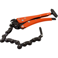 Locking Chain Clamp Pliers, 10-1/2" Length, Omnium Grip TYR744 | Action Paper