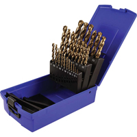 Drill Bit Set, 25 Pieces, High Speed Cobalt Action Paper