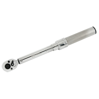 Micrometer Torque Wrench, Click, 1/4" Square Drive, 20 - 150 in-lbs. Action Paper