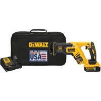 Ensemble de scie alternative compacte sans balais Max XR, 20 V, Lithium-ion Bloc-pile, 0-2900 coups/min Action Paper