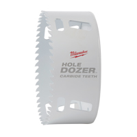 Scie &agrave; bouteur au carbure, 4", Profondeur de la coupe 1-31/50", Carbure Action Paper