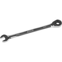 Metric Ratcheting Combination Wrench, 12 Point, 7 mm, Chrome Finish Action Paper