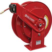 HD70000 Mobile Base Hose Reel, Air/Water, 3/8" x 75', Single Hose, 300 psi Action Paper