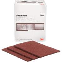 Scotch-Brite Extra-Duty Hand Pad, Aluminum Oxide, 9" x 6", Fine Grit Action Paper