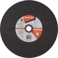 Abrasive Cut-Off Wheel, 14" x 3/32", 1" Arbor, Type 1, Aluminum Oxide, 4400 RPM Action Paper