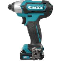 CXT Impact Driver Kit, 1/4", 970 in-lbs Max. Torque, 12 V, Lithium-Ion Action Paper
