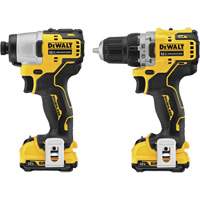 Xtreme Brushless Drill & Impact Driver Kit, Lithium-Ion, 12 V Action Paper