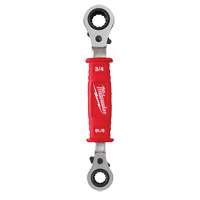 Lineman's 4-in-1 Insulated Ratcheting Box Wrench Action Paper