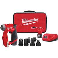 Ensemble de perceuse d'installation M12 Fuel, Lithium-ion, 12 V, Mandrin 1/4"/3/8", Couple 300 lb-po Action Paper